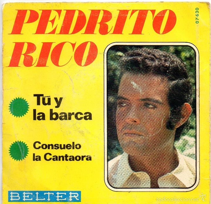 Discos de vinilo: PEDRITO RICO - TU Y LA BARCA - SINGLE - Foto 2