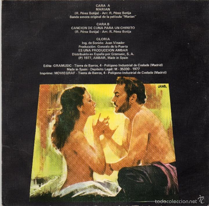 Discos de vinilo: GLORIA - MARIAN - BSO - SINGLE - Foto 2