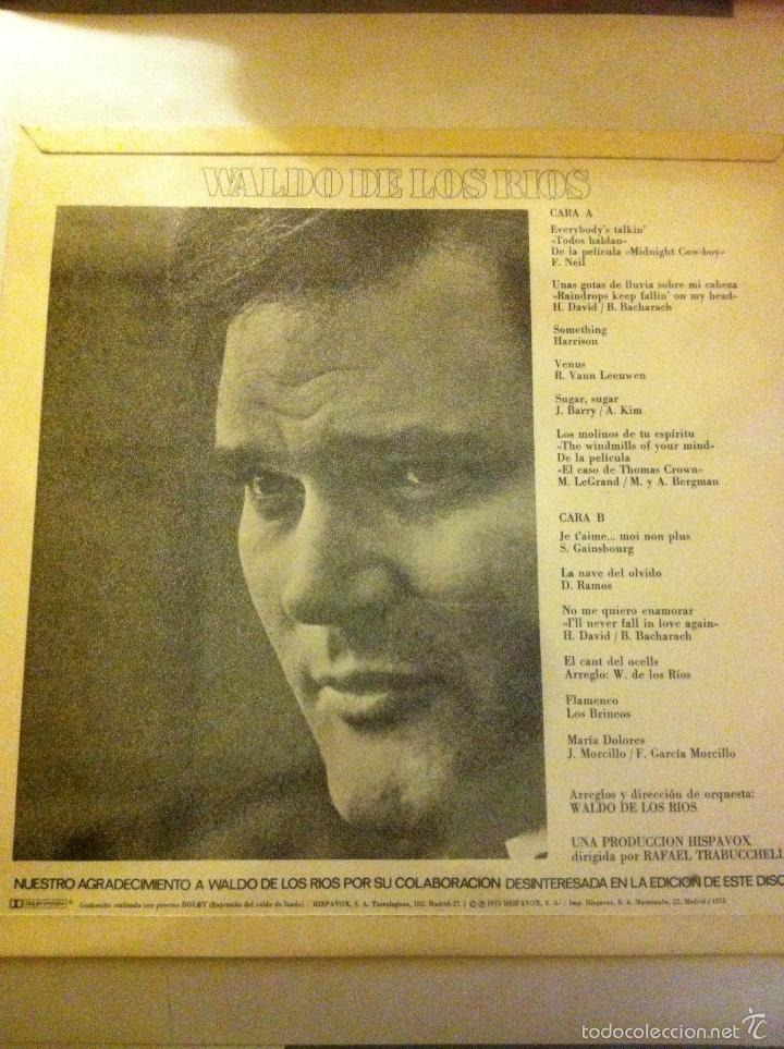 Discos de vinilo: waldo de los rios  - 1975 - Foto 2