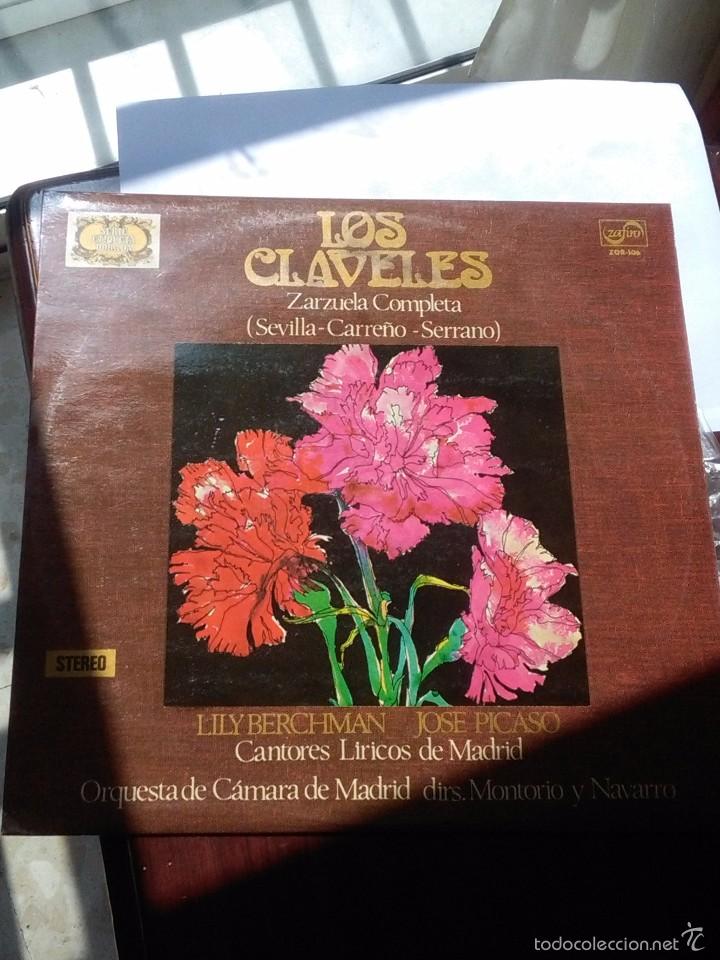 Discos de vinilo: LOS CLAVELES ZARZUELA COMPLETA. C3B - Foto 1