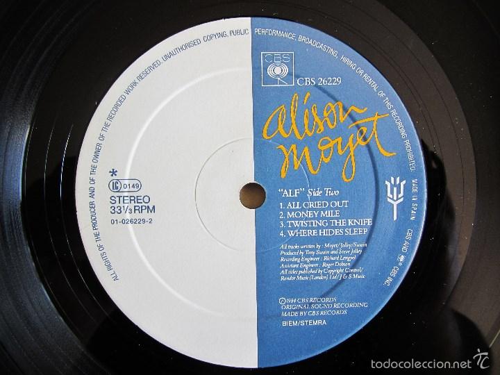 Discos de vinilo: ALISON MOYET - ALF - VINILO ORIGINAL 1984 - Foto 9