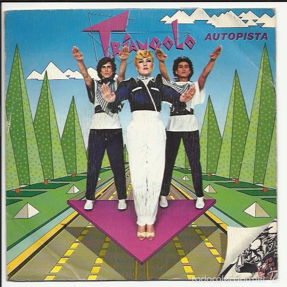 Vinyl records: TRIANGOLO Sg EPIC 1980 autopista/ muerdeme dracula