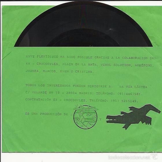 Discos de vinilo: EX CROCODYLES -FLEXI ANIVERSARIO VIA LACTEA - SINGLE - Foto 2