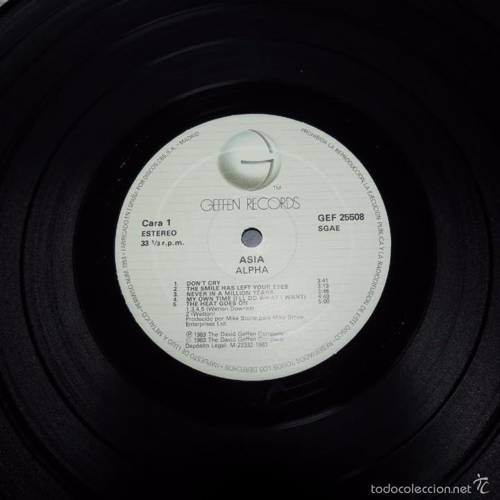 Discos de vinilo: asia - alpha - Foto 4