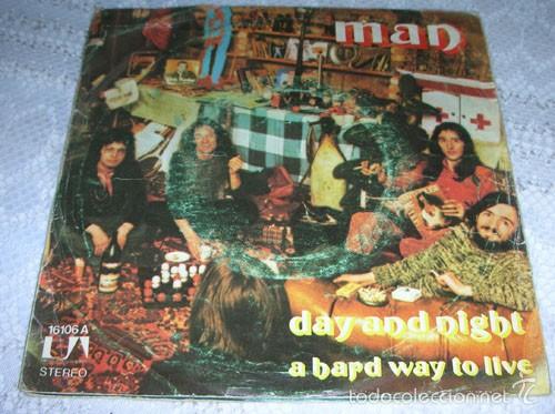 Discos de vinilo: MAN - DAY AND NIGHT - SINGLE 1974 - Foto 1