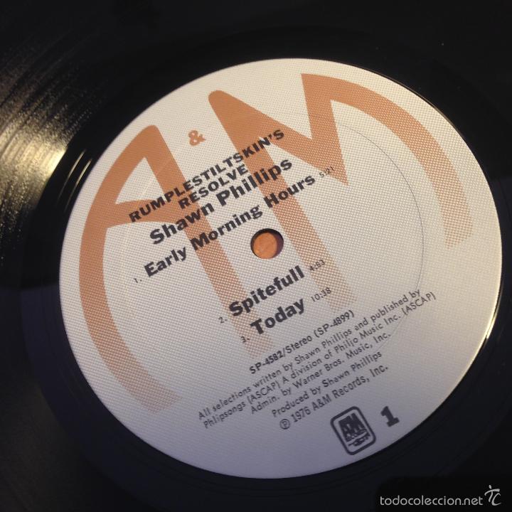 Discos de vinilo: SHAWN PHILLIPS (RUMPLESTILTSKINS RESOLVE) LP USA 1976 (B-13) - Foto 3