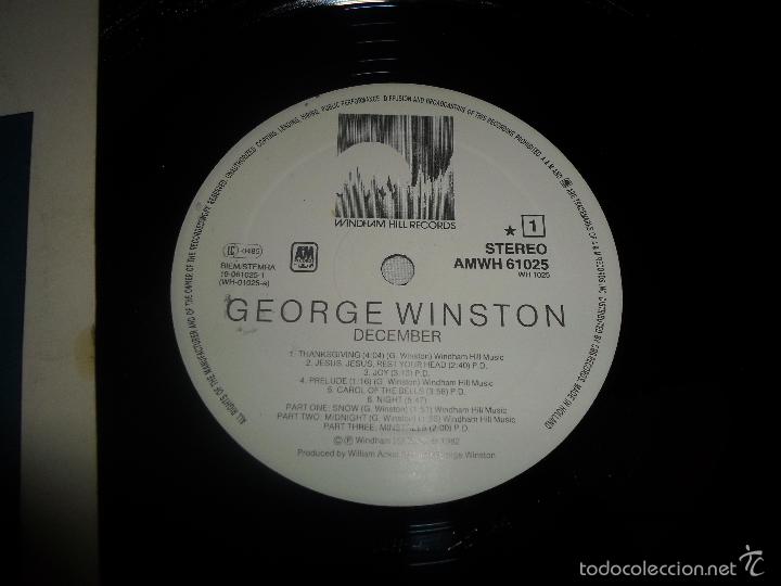 Discos de vinilo: GEORGE WINSTON DECEMBER - Foto 2