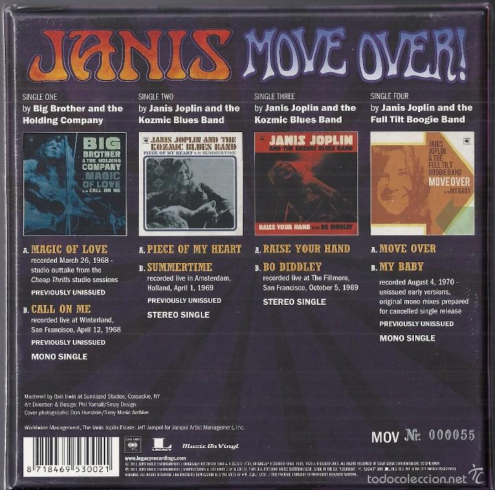 Discos de vinilo: JANIS JOPLIN: MOVE OVER - Foto 2