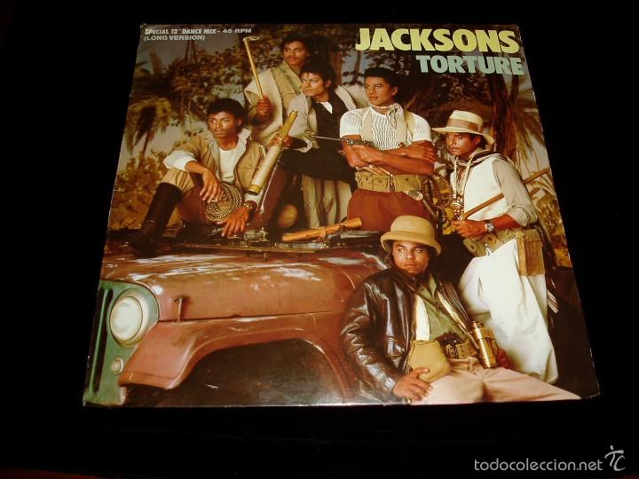 Discos de vinilo: Disco de Los Jackson Maxi Single Torture - Foto 1