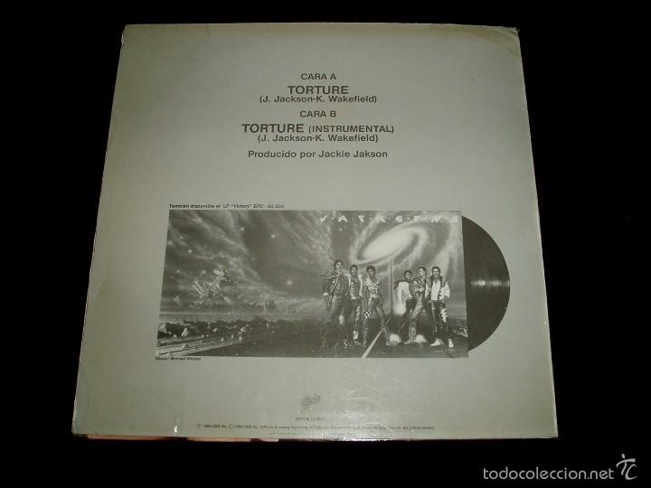 Discos de vinilo: Disco de Los Jackson Maxi Single Torture - Foto 2