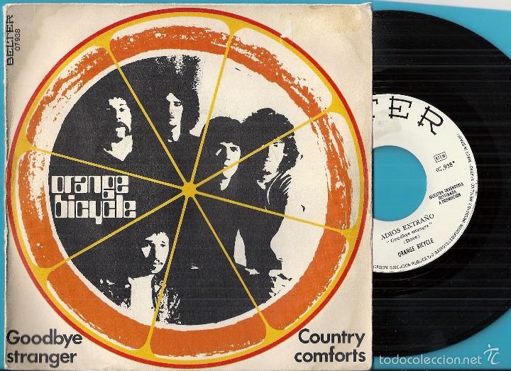 Discos de vinilo: ORANGE BICYCLE: GOODBYE STRANGER / COUNTRY COMFORTS - Foto 1