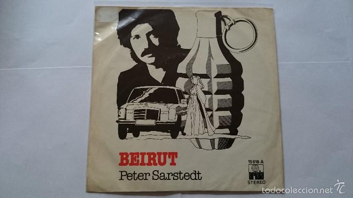 Discos de vinilo: PETER SARSTEDT - BEIRUT / HOLLYWOOD SIGN (1978) - Foto 1