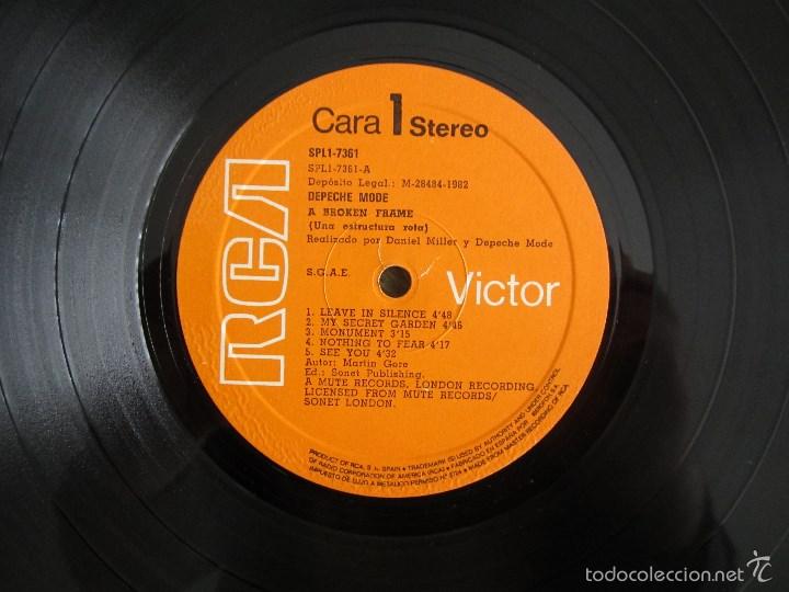 Discos de vinilo: DEPECHE MODE - ABROKEN FRAME - VINILO ORIGINAL 1982 PRIMERA EDICION ESPA&Ntilde;A - Foto 8