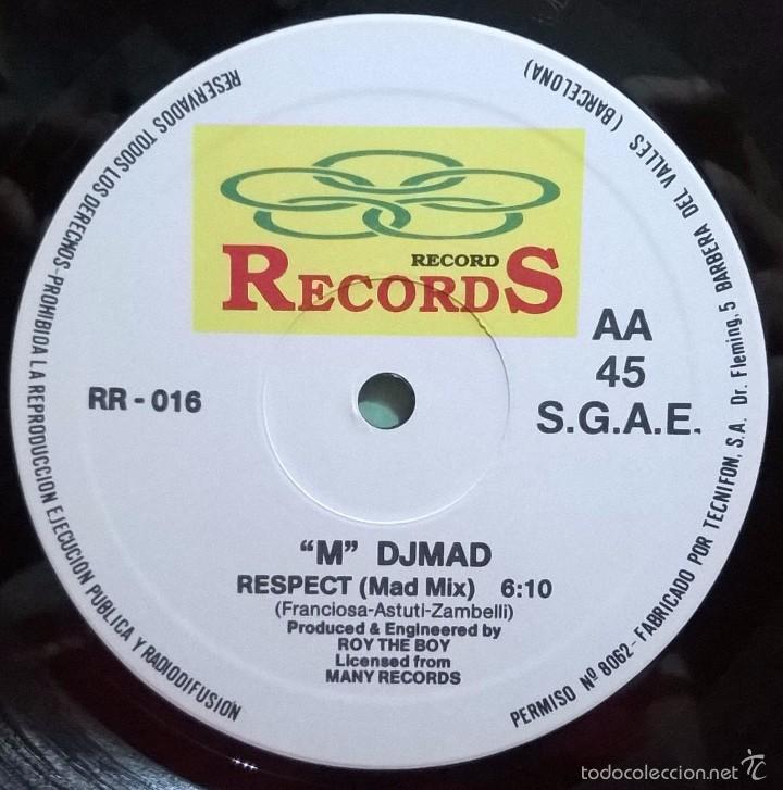 Discos de vinilo: M DJ MAD, R.E.S.P.E.C.T. , Record Records- RR-016 - Foto 4
