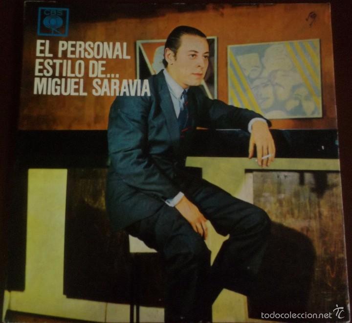 Vinyl records: LP argentino de Miguel Saravia a&ntilde;o 1965