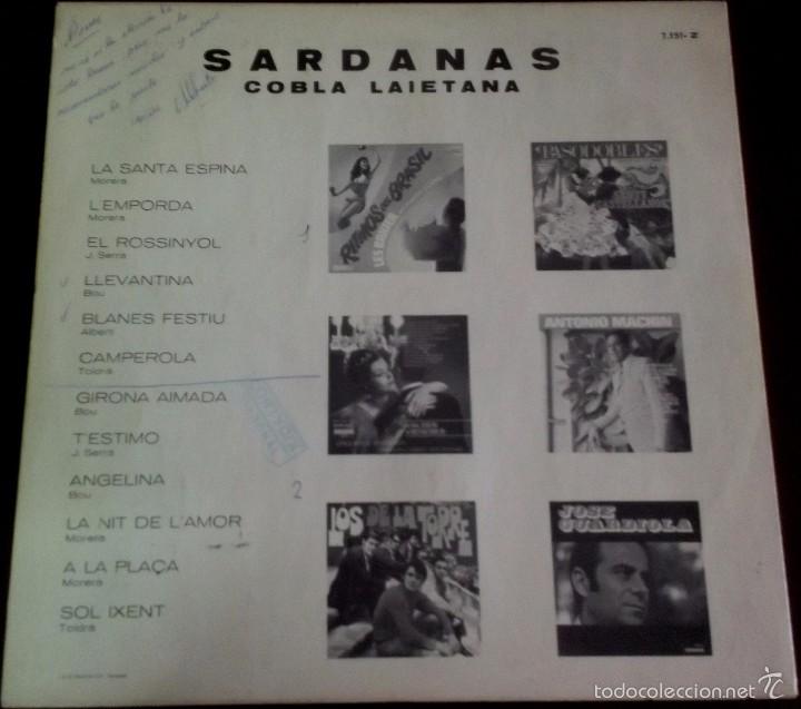 Discos de vinilo: LP de Cobla Laietana a&ntilde;o 1967 - Foto 2