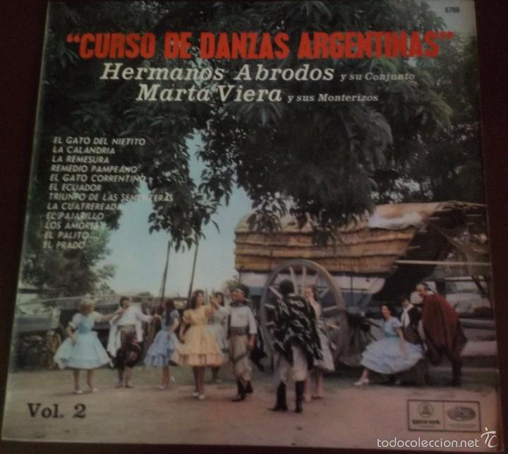 Vinyl records: LP Curso de danzas argentinas volumen 2 a&ntilde;o 1974