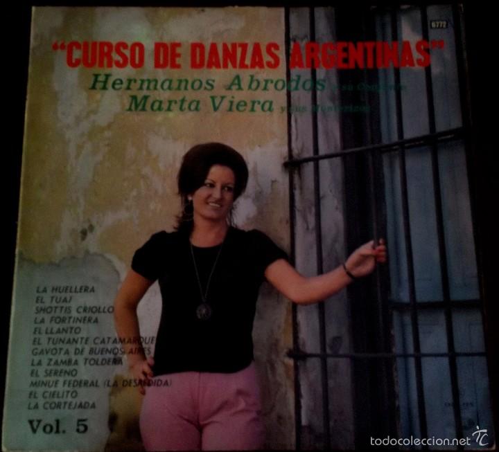 Vinyl records: LP Curso de danzas argentinas volumen volumen 5 a&ntilde;o 1974