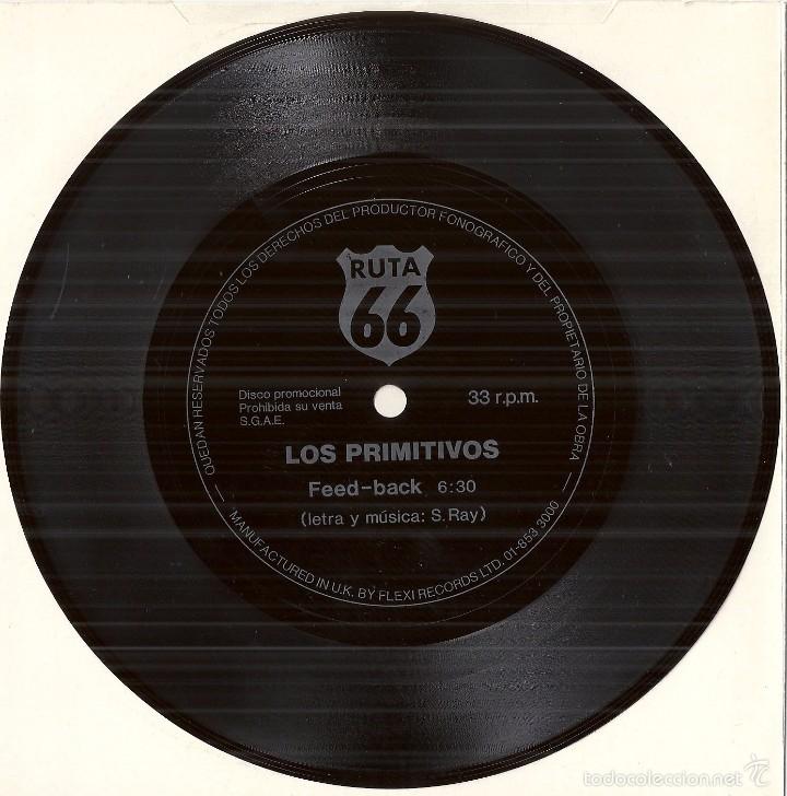 Discos de vinilo: PRIMITIVOS, LOS (VELVET UNDERGROUND - THE PRIMITIVES). FLEXI DISC: FEED-BACK - Foto 1