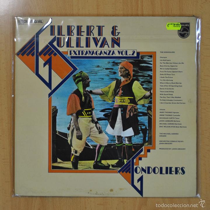 Discos de vinilo: GILBERT & SULLIVAN - EXTRAVAGANZA VOL 2 - GATEFOLD - 2 LP - Foto 2