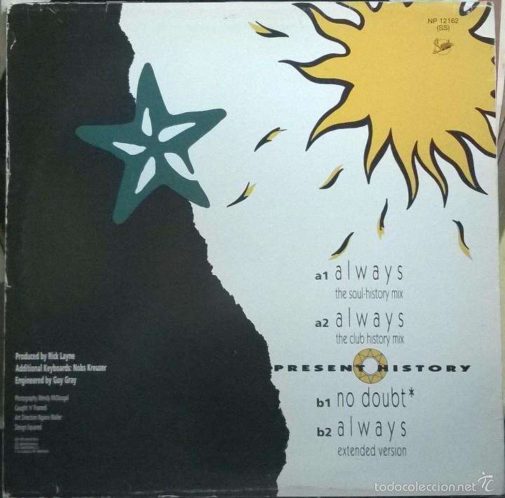 Discos de vinilo: PRESENT HISTORY, ALWAYS, SANNI RECORDS-NP12162 - Foto 2