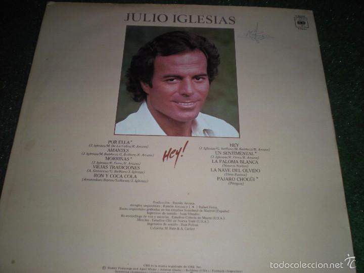 Discos de vinilo: Hey de Julio iglesias - Foto 2