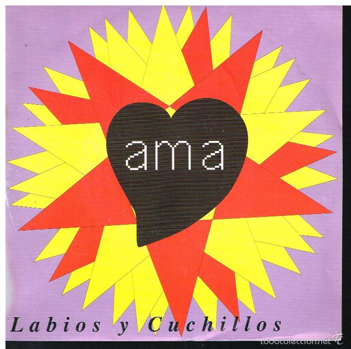 Discos de vinilo: Ama - Labios y cuchillos - Single 1992 - Foto 1
