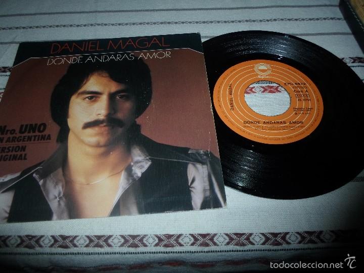 Discos de vinilo: DANIEL MAGAL DONDE ANDARAS AMOR - Foto 1