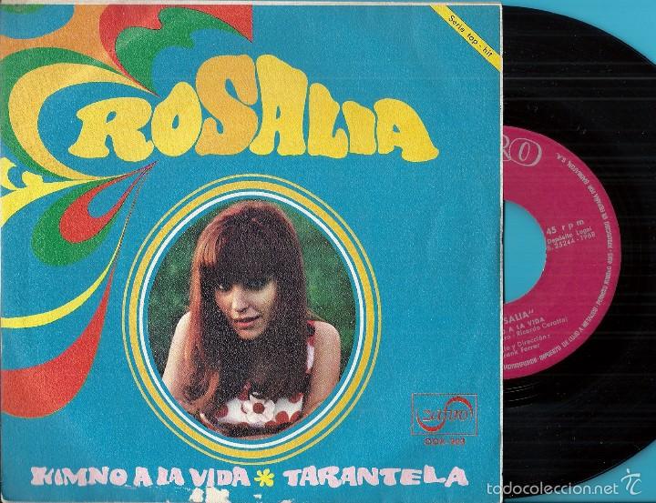 Discos de vinilo: ROSAL&Iacute;A: HIMNO A LA VIDA / TARANTELA - Foto 1