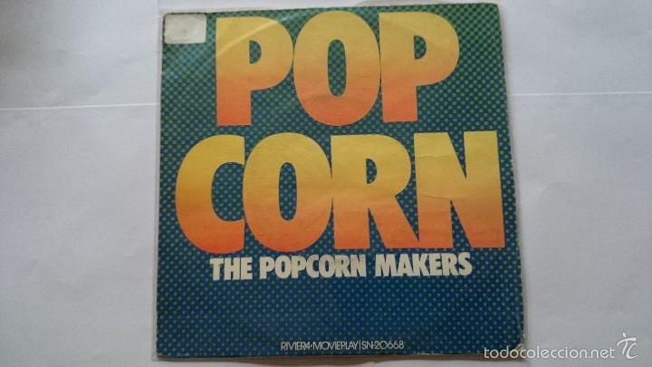 Discos de vinilo: THE POPCORN MAKERS - POPCORN / TOAD IN THE HOLE (1972) - Foto 1