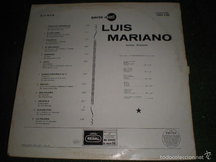 Discos de vinilo: LUIS MARIANO - Foto 2