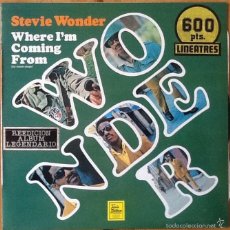 Discos de vinilo: STEVIE WONDER : WHERE I'M COMING FROM [MOTOWN - ESP 1983] LP/RE. Lote 56552291