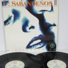 Discos de vinilo: LOS SABANDEÑOS - INTIMAMENTE - 2 LP - ZAFIRO 1991 SPAIN MINT / NUEVO. Lote 56572709