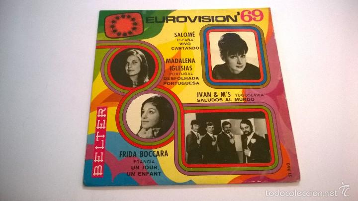 Discos de vinilo: Eurovision 69.EP.ESPA&Ntilde;A.BELTER. - Foto 1