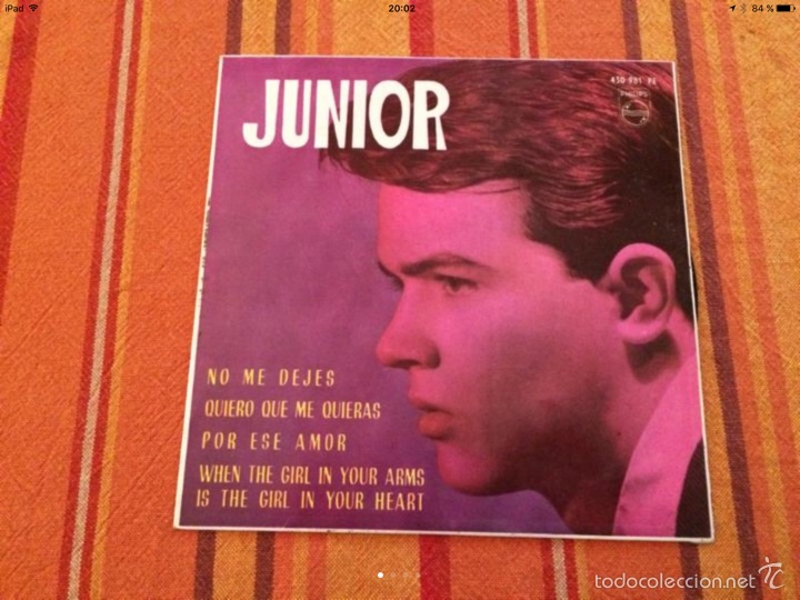 Discos de vinilo: Single Junior No me dejes - Foto 1