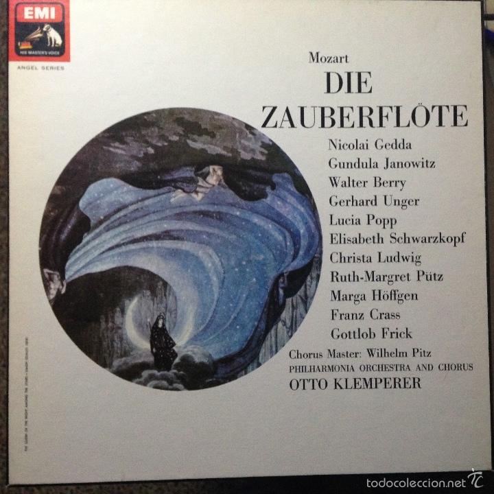 Vinyl-Schallplatten: DIE ZAUBERFL&Ouml;TE / LA FLAUTA M&Aacute;GICA - Gedda, Popp, Schwarzkopf, Ludwig, Janowitz, Klemperer