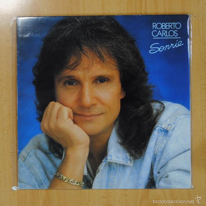 Discos de vinilo: ROBERTO CARLOS - SONRIE - LP - Foto 1