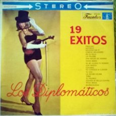 Discos de vinilo: LOS DIPLOMÁTICOS. 19 ÉXITOS. FUENTES, COLOMBIA 1966 LP