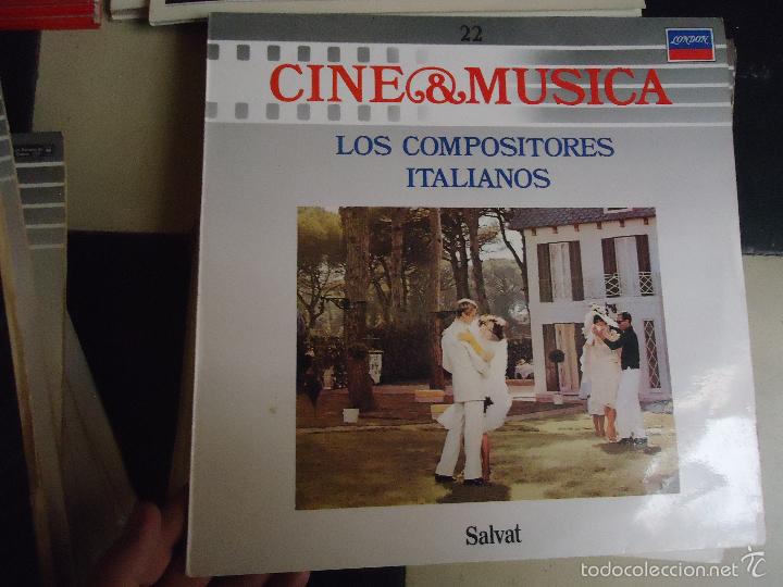 Discos de vinil: lp disco vinilo grande cine y musica salvat - numero - 22 -LOS COMPOSITORES ITALIANOS