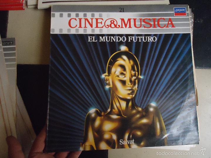 Discos de vinil: lp disco vinilo grande cine y musica salvat - numero - 21   - EL MUNDO FUTURO