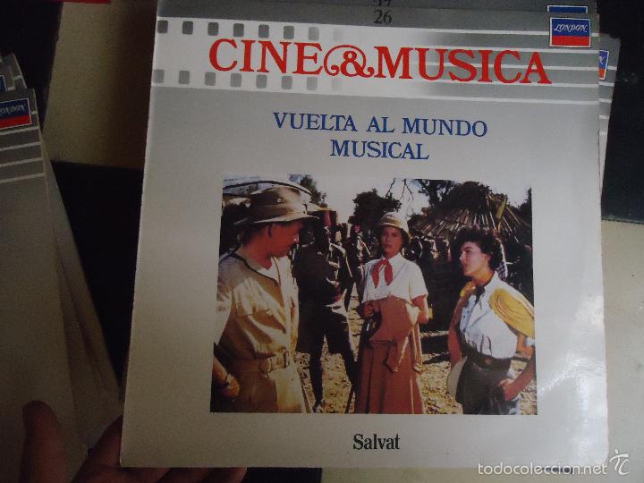 Discos de vinil: lp disco vinilo grande cine y musica salvat - numero - 26 VUELTA AL MUNDO MUSICAL