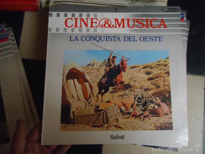 Discos de vinil: lp disco vinilo grande cine y musica salvat - numero - 7 LA CONQUISTA DEL OESTE