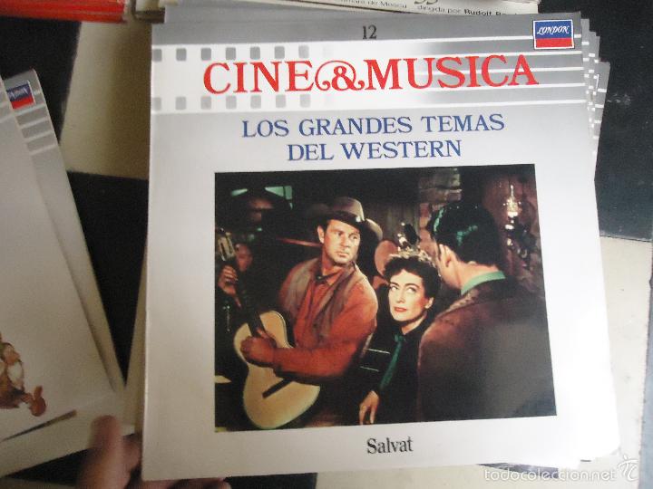 Discos de vinil: lp disco vinilo grande cine y musica salvat - numero - 12 LOS GRANDES TEMAS DEL WESTERN