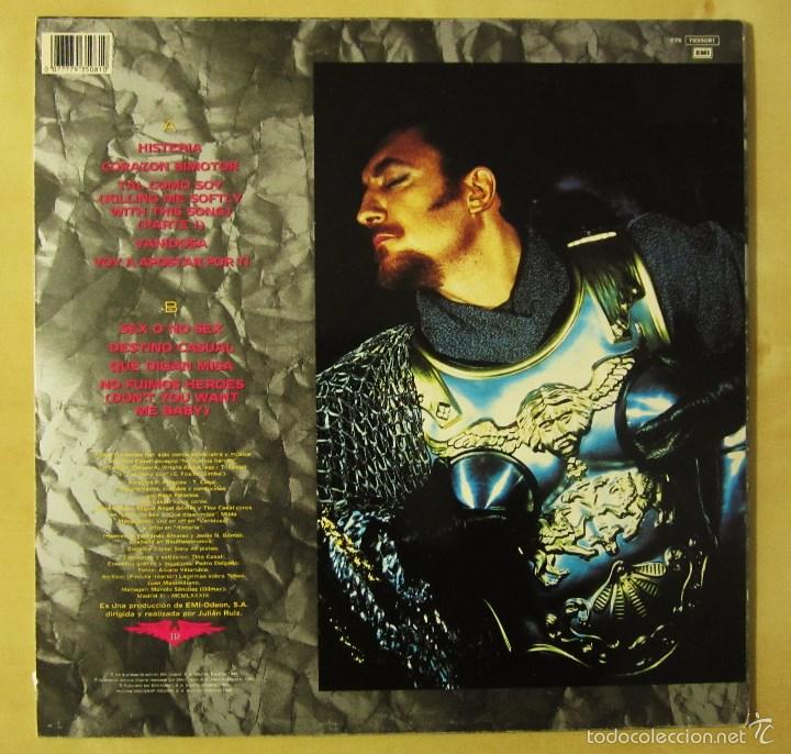 Tino Casal Histeria casal - histeria 1990 -vinilo original primera - Comprar Discos LP