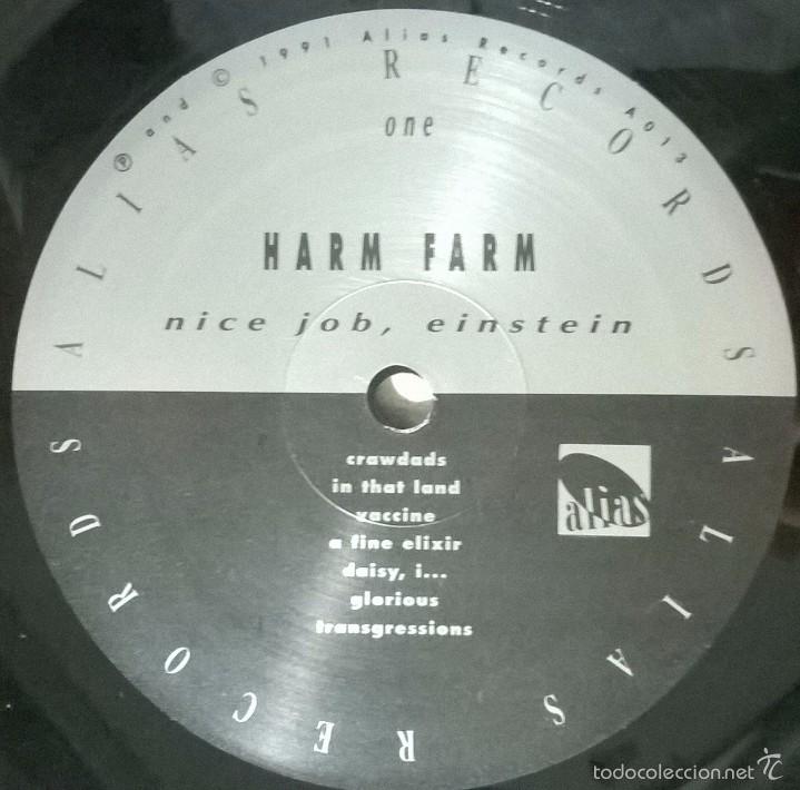 Discos de vinilo: Harm Farm, Nice Job, Einstein, Alias-A 013, USA - Foto 3