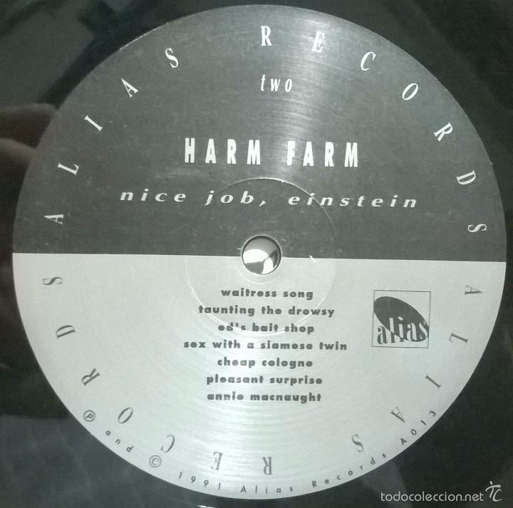 Discos de vinilo: Harm Farm, Nice Job, Einstein, Alias-A 013, USA - Foto 4