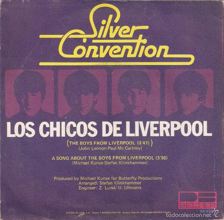 Discos de vinilo: Vendo Single de Silver Convention (Los Chicos de Liverpool). A&ntilde;o, 1977. - Foto 2