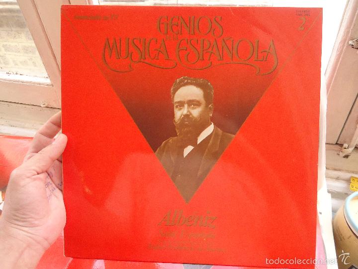 Disques de vinyle: genios de la musica espa&ntilde;ola disco vinilo grande - numero 2 albeniz