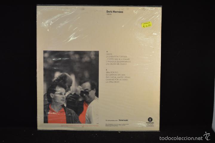 Discos de vinilo: ENRIC HERNANDEZ - GENTE - LP - Foto 2