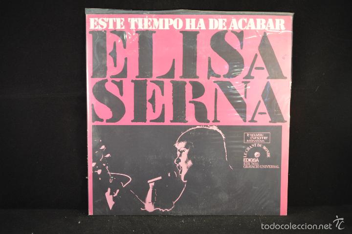 Discos de vinilo: ELISA SERNA - ESTE TIEMPO HA DE ACABAR - LP - Foto 1
